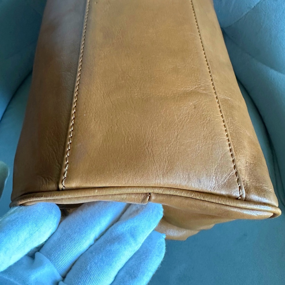 Talbots Tan Leather Shoulder Bag - Picture 9 of 15